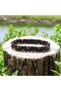 Tiger's Eye and Onyx Natural Stone and Steel Rope Men's Bracelet 31832B18D2 - 7