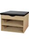 Shoe Storage Rack with Seating & Storage – Yellow Bench for Entryway & Bedroom - 5