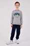 4-15 Years Licensed Us Polo Assn Boys Team-Space Gray