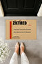 Modern Digital Printing Doormat - Humor Is a Virus Doormat 70X45Cm