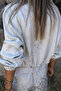 Stone Satin Leopard Jacket and Trousers Set - 5