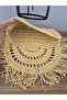Yellow Paper Rope Hand-Knitted Portfolio Bag - 4