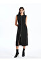 Lcwaikiki Classic Black Crew Neck Dress