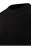 Men's Crew Neck Black Sweater Knitwear Honeycomb Knit Solid Color Classic Fit - 5243C - 6