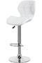 Oriy Single Diamond Style Adjustable Large Bar stool Bar chair Kitchen chair White