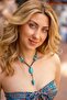 Bohemian Turquoise Y Necklace