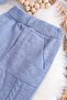 Blue 3-Piece Knitted Knitwear Baby Set - 2