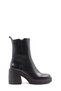 Black Fur Genuine Leather Zippered Thermo Sole Heeled Women's Boots Tg09217112610651113 - 4