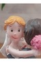 حامل ملاحظات على شكل العروسين، حامل ملاحظات مزخرف، حامل بطاقات للعروس والعريس - 4