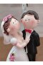 حامل ملاحظات على شكل العروسين، حامل ملاحظات مزخرف، حامل ملاحظات للعروس والعريس - 2