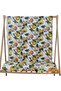 Lemon and Lemon Blossom Patterned Water and Stain Repellent Panama Linen Duck Fabric Cloth 100X180
