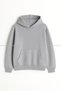 Unisex No Bad Vibes Printed Fleece Oversized Autumn/Winter Hooded Kangaroo Pocket Hoodie Sweatshirt - 2