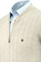 Men's Zippered Knitwear Stone Vest Steel Knit Patterned Classic Fit with Pockets - 5209J - 3