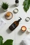 Amber Glass Bottle 500ml Pump Head Black Label Daily Life Collection Liquid Soap Bottle - 3