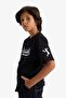 100% Cotton Oversize Wide Fit Round Neck Short Sleeve T-Shirt Boy G1822A825Au - 4