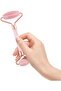 Luxury Rose Quartz Facial Roller and Rose Quartz Gua Sha Set for Facial Massage - 7