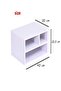 Printer Stand with 3 Storage – White Desktop Paper Organizer for Office & Home - 5