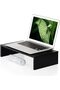 Laptop & Monitor Stand – Black Finish 50×24×15 cm Desk Riser for Home & Office - 3