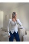 Accessory Blouse with Flared Sleeves - White - 5