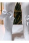 Baby Girl Children's Pantyhose Cotton Bow Ribbed Scented White - 8