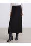 Stylish Choices from Esvab Clothing |   A-Line Knit Skirt with Elastic Waistband - 2