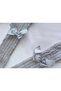 Baby Girl Children's Pantyhose Cotton Bow Ribbed Scented Gray - 8