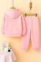 Cute Cat Printed Kids Premium Compact Sweatshirt Tracksuit with Pockets - 2 Piece Sport Set - 2