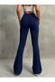 Women's Winter Fleece-Lined High-Waist Shaping Flared Leggings - 8