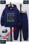 Children's Unisex Printed Hooded Tracksuit Set with the Text "Mamas Boy Yazi Orjn"
