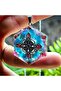 North Star - Triquetra Orgonite Pendant - Stainless Steel Chain (Handmade Design Products)