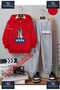 Children's Unisex Hooded Tracksuit Set with the Print "Space Shuttle Nasa Logo Inside".