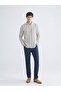 Regular Fit Long Sleeve Plaid Dobby Men's Shirt - 2