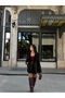 Rapit Suede Coat with Feather Belt - 4