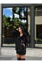 Rapit Suede Coat with Feather Belt - 6