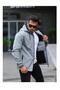 Men's Waterproof Hooded Raincoat with Pockets
