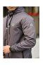 Men's Waterproof Hooded Raincoat with Pockets - 3
