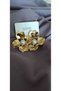 Pearl Flower Earrings - Stainless Steel, Gold Color, Elegant and Stylish Women's Earrings - 3