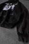 Men's Black Moving Faster Special Washed Oversize Hooded Sweatshirt - 3