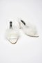 Women's Ecru Furry Heeled Lelin Dowry House Slippers Q2L2K5Ck - 2