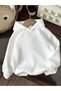 Men's Back Printed Hooded Sweatshirt - 2