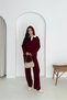 Basic Polo Neck Half Placket Buttoned Knitwear Bottom-Top Set Aw25Au0013 - 4