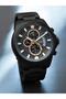 Function Men's Wristwatch – Black Steel Band – Calendar & Dual Time – Gift Bracelet - 2