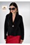 Modiva Women Shawl Collar Button Detailed Beard Fabric Plush Cardigan - 5 Color Options - 3