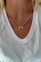 Two Letter Nostalgia Chain Zircon Stone Necklace (Specify the Letter)