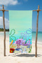 Ocean Patterned Cotton Beach Towel – Patterned Design