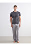 Mg Trend'En Gray Crew Neck Short Sleeve Men's Undershirt - 2