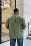 Yotau Men's Oversize Fit Corduroy Long Sleeve Shirt Jacket - 8