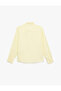 Regular Fit Long Sleeve Buttoned Classic Collar Linen Shirt - 4