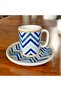 Vera Porcelain 4 Piece Set of 2 Coffee Cups 100 ml Classic - 2