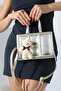 Gold Women's Bag Small Size Box Model Teddy Bear Crossbody Shoulder and Hand Bag - 6